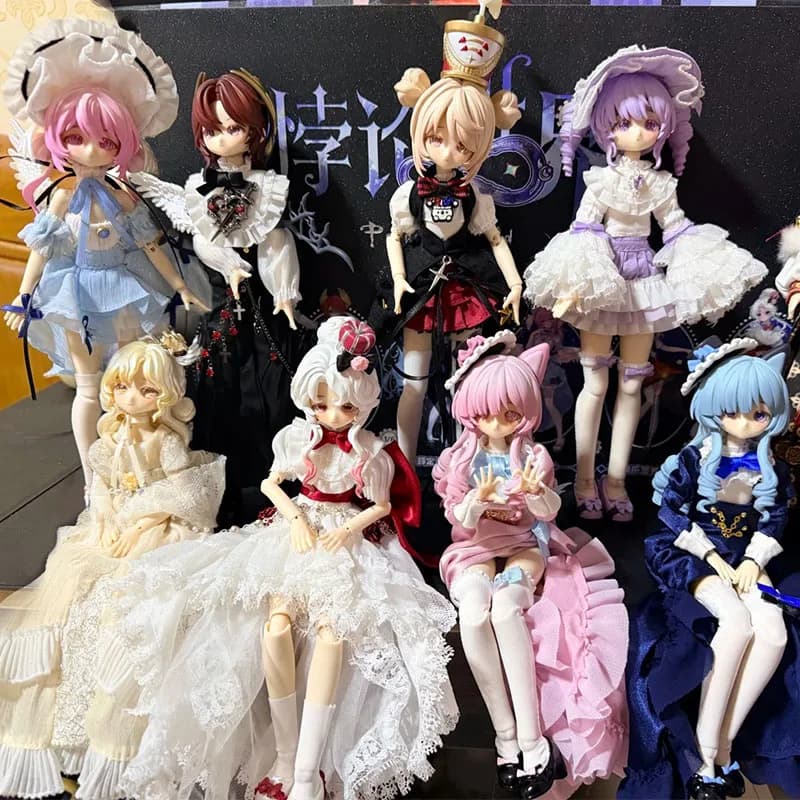 The Paradox World Blind Box 1/8 BJD Action Figure BlindBox Caixa Caja Anime Doll Surprise Bag Articulated Joints Figure Toy Gift