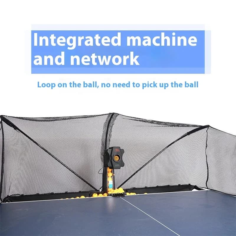 S6 Pro Multi-rotation Multi-drop Automatic Table Tennis Ball Robot Home Personal Ping Pong Practice Training Machine