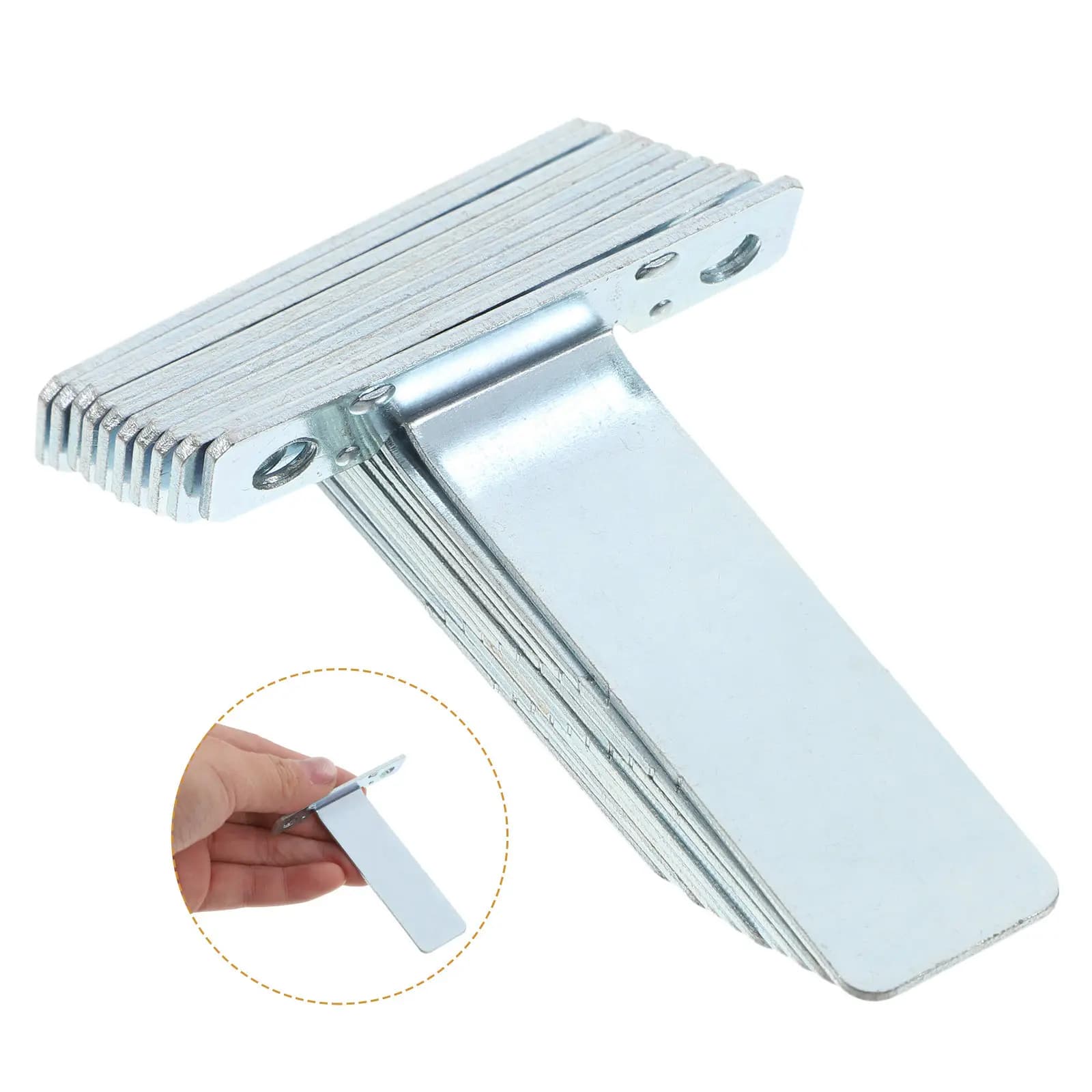 1Set Picture Frame Easel Back Stand Aluminum Alloy Sturdy Holder for Photo Frames Desktop Display Small Picture Stand