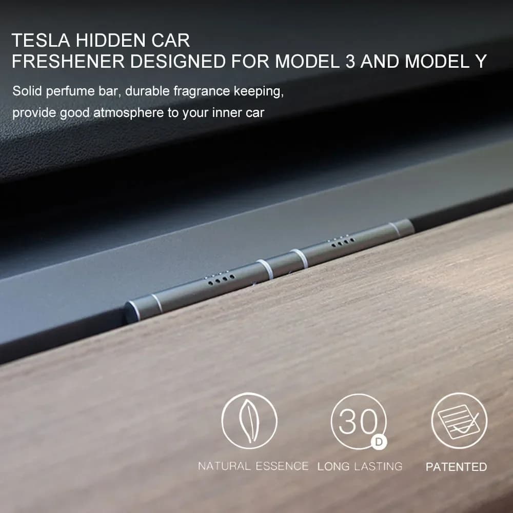 Car Deodorant for Tesla Model 3 Y Dashboard Perfume Fragrance Ornament Exit Air Diffuser Perfume Odore Accessories 2021-2025