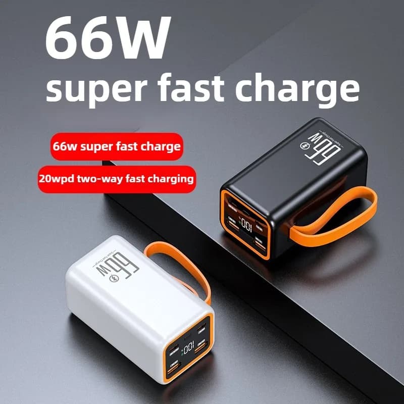 Power Bank a ricarica rapida da 66 W 20000 mAh Mini Power Bank Caricabatteria esterno portatile bidirezionale per IPhone Xiaomi Huawei Xiaomi