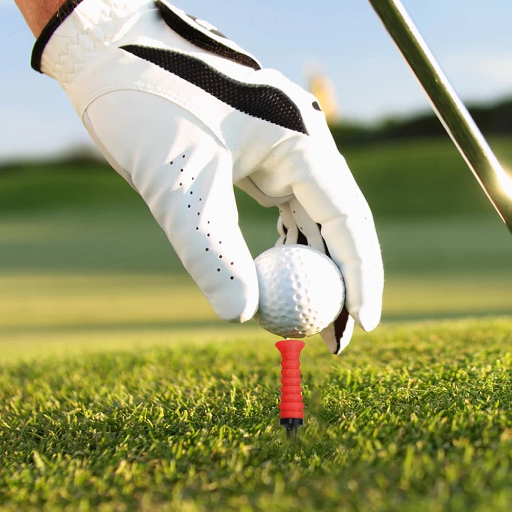 Set di 5 Tee da Golf Elastici 83mm, Tee in Silicone per Allenamento Golf, Accessori per Pratica di Golf