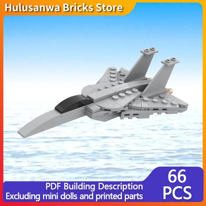 F-14 Tomcat Modern Military Fighter Jets Model MOC Building Bricks War Equipment Modular Technology Gifts Holiday Children Toys