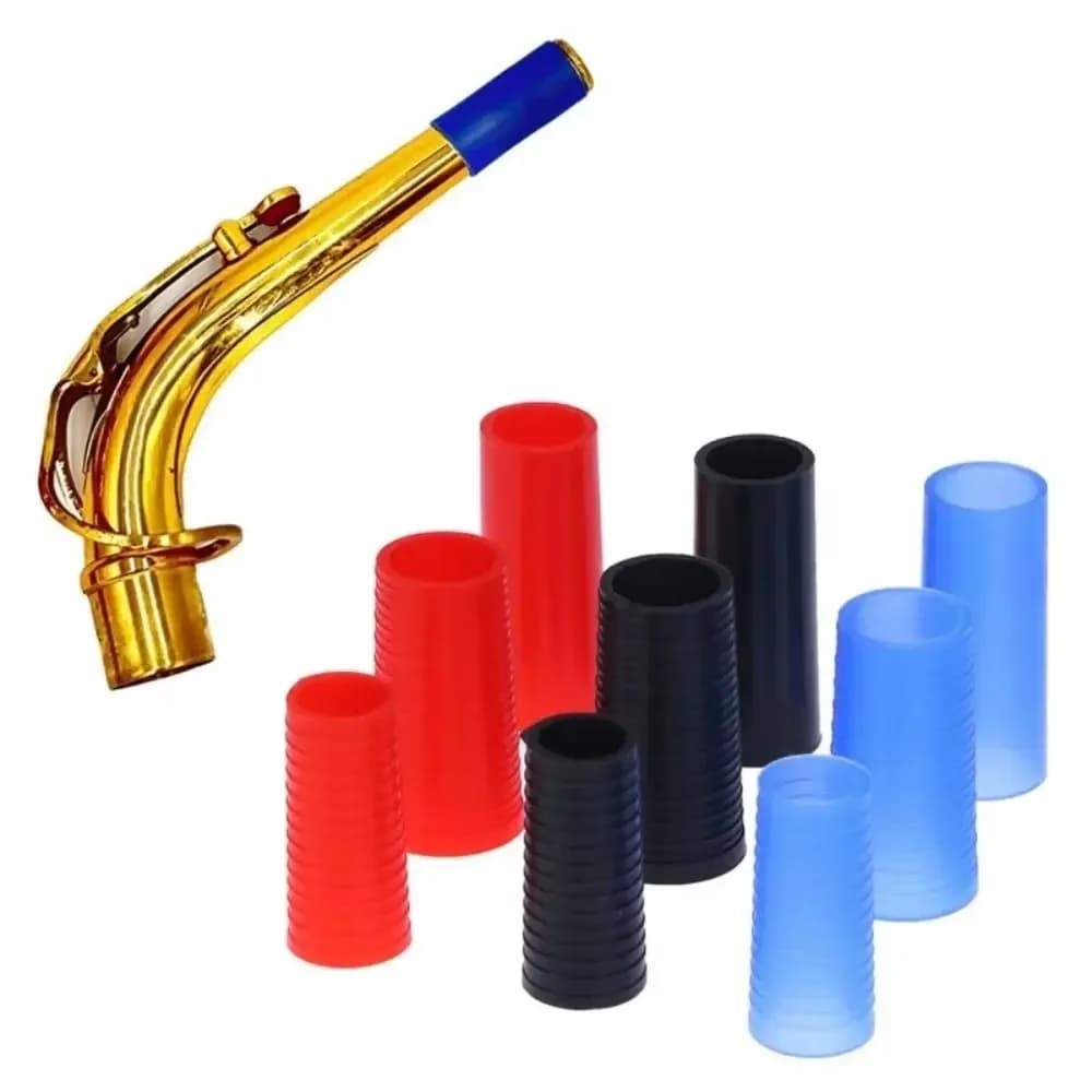 Durable Saxophone Neck Cork Silicone Cover Saxophone Wind Instrument Accessories Recyclable Saxophone Bend Neck Silicone Sleeve