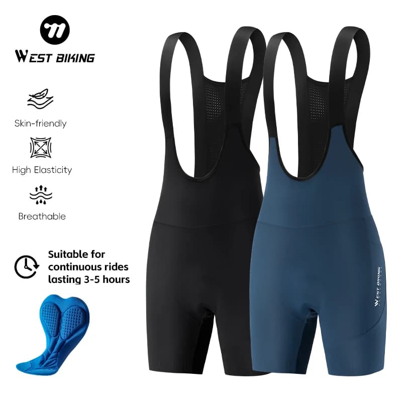 WEST BIKING Summer Cycling Shorts Breathable for Men and Women, Comfortable Road Bike Shorts and MTB