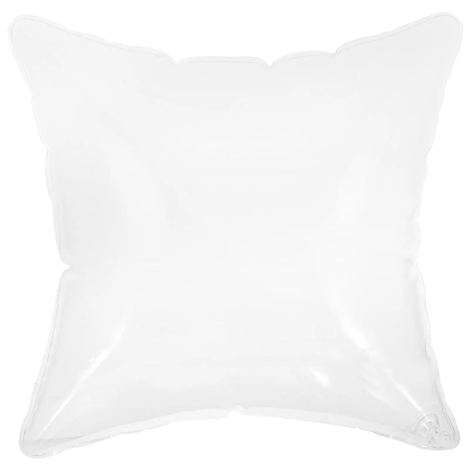 Cuscino Gonfiabile Trasparente per Campeggio, Altezza Regolabile, Portatile, per Viaggi e Campeggio