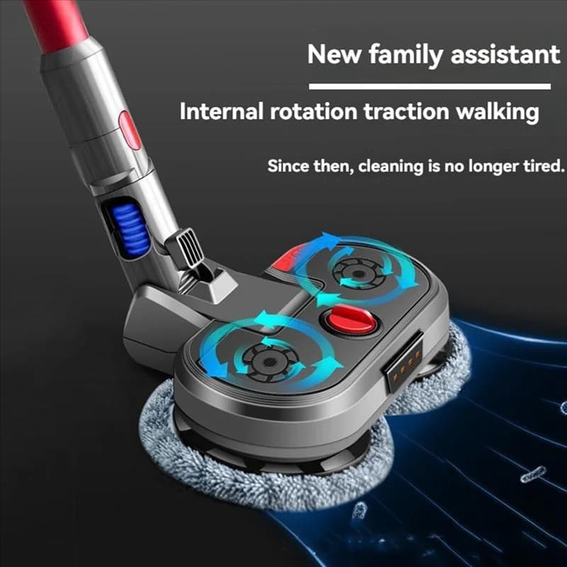 A21I-Testa per mocio elettrico per pavimenti per Dyson V7 V8 V10 V11 Parti per aspirapolvere Testina per spruzzo umido e secco con interruttore di blocco