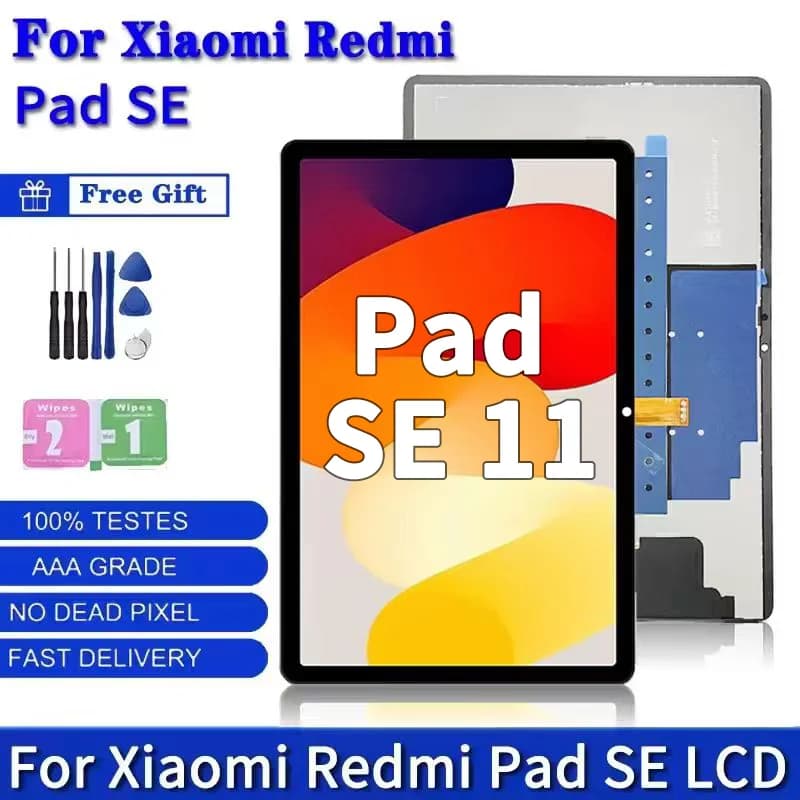 11.0 pollici Per Xiaomi Redmi Pad SE 23073RPBFG Display LCD Touch Screen Digitizer Assembly Per Redmi PAD 2 2nd Gen Display