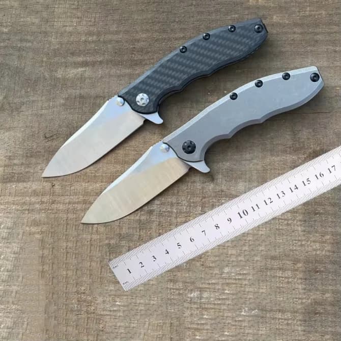 0562CF 20CV Blade Ceramic Bearing Carbon Fiber Titanium alloy Handle Outdoor EDC Survival Tool