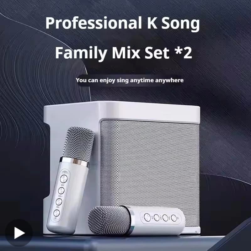 Altoparlante Bluetooth wireless portatile Karaoke con microfono Macchina Caixa De Som Sound Box Colonna musicale Colonna audio Blootooth