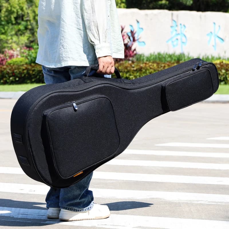 Chitarra 39-41 Pollici Bag, Waterproof Back-up Back-up Backpack, Portable Double Shoulder Strap for Musical Instruments