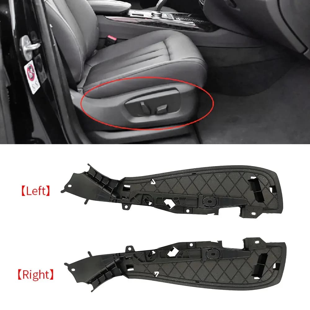 For BMW F10 F07 F02 G30 G32 G12 Auto Front Seat Support Frame Bracket Cover Panel For 5 6 7 Series 520 525 535 630 GT 740