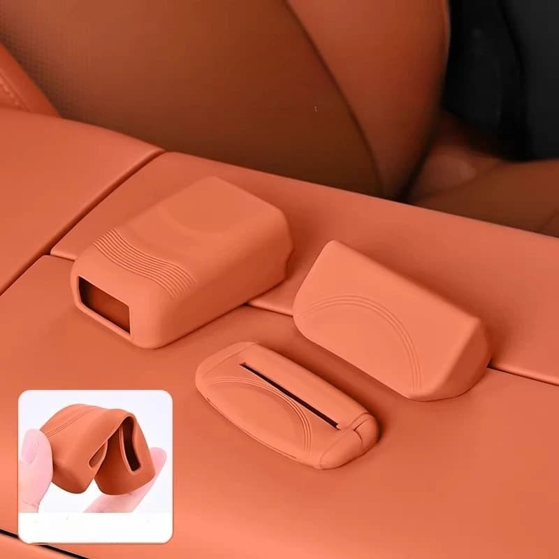 Safety Belt Buckle Protector for Car Silicone Cover Accessories for Indoor Anti-Corporation