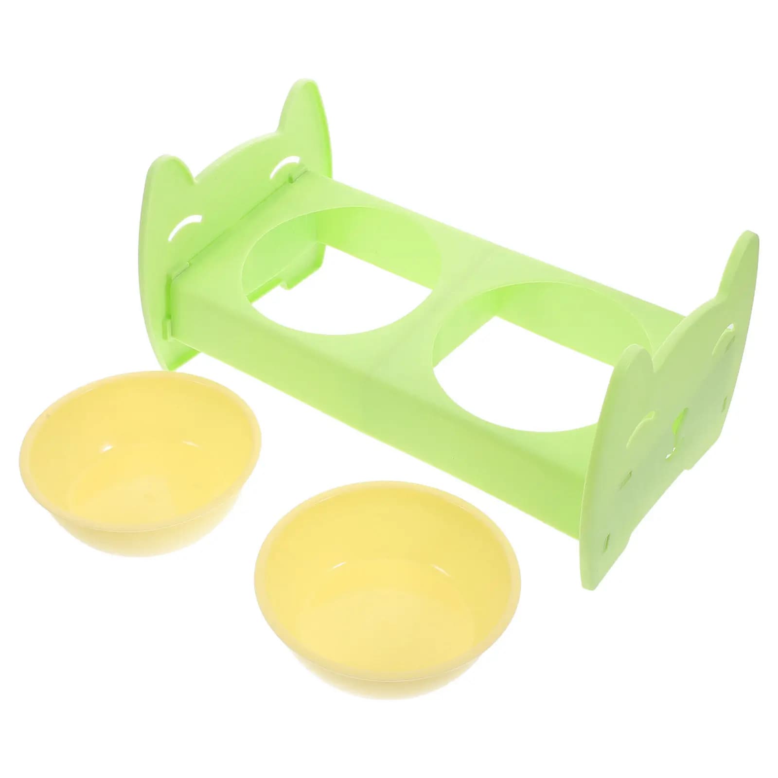 Ciotola Doppia per Cani e Gatti in Acciaio Inossidabile, Base Antiscivolo, per Cibo e Acqua, Uso Interno ed Esterno, Utensile Versatile per l'Alimentazione degli Animali Domestici