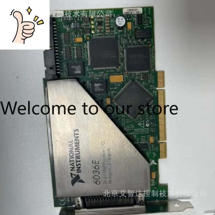NI PCI-6036E Capture Card, Original And Genuine, New In Quality And Normal Function.