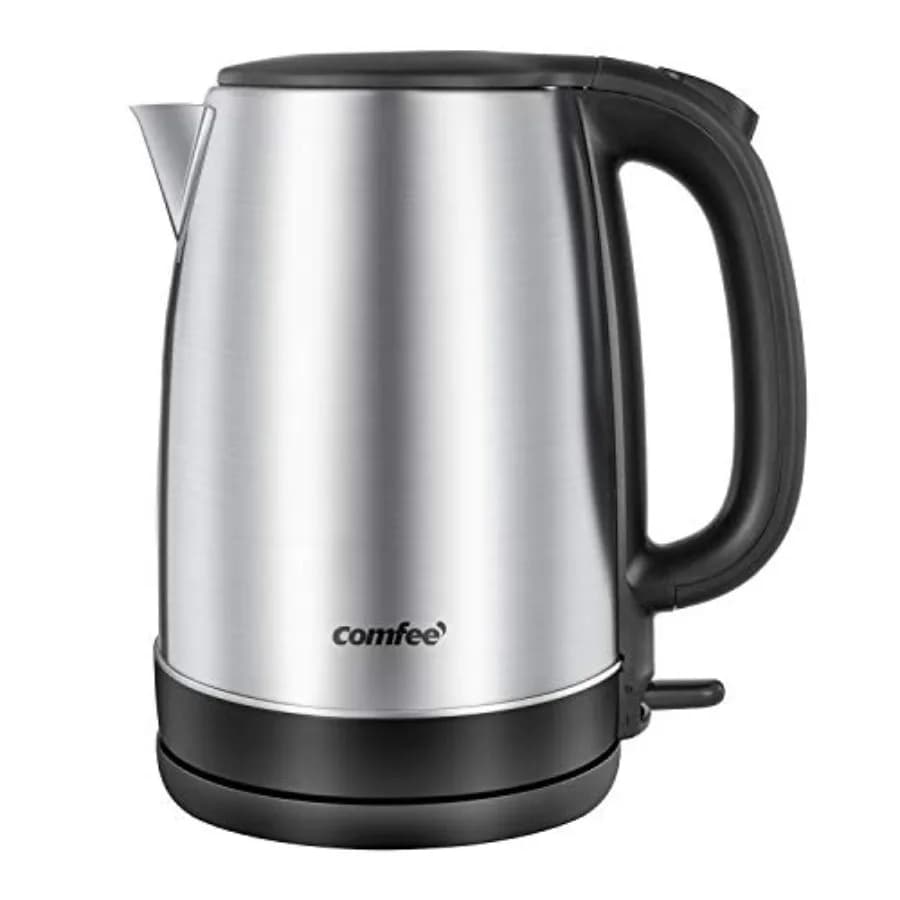 Bollitore Elettrico da 1,7L, Senza BPA, con Luce LED, Spegnimento Automatico e Protezione Contro l'Ebollizione a Secco, 1500W, Riscaldamento Rapido