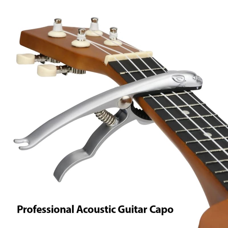 Chitarra acustica professionale Capo Clip di trasferimento capotasto per chitarra in lega di zinco per chitarra Ukulele Bass String strumenti accessori