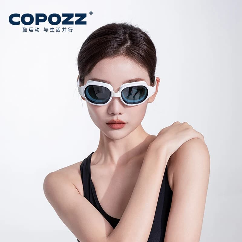 COPOZZ Professional swimwear Men Women's Anti-fog UV Protection Waterproof swim glasses Swimming glasses