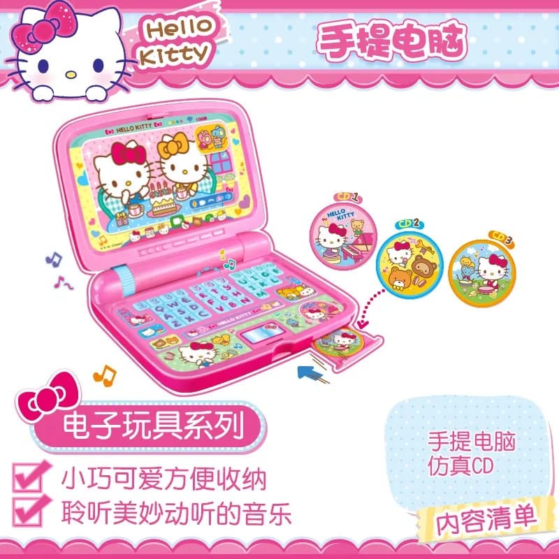 Ciao Kitty My melody kawaii simulazione computer cuociriso ragazza suono e musica leggera play house giocattolo per bambini regalo di compleanno