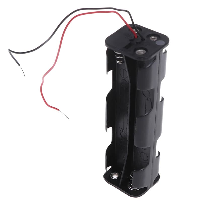 8 X Scatola batteria AA 12V per batteria trasmettitore radiocomandato RC Scatola batteria in plastica PP con due linee 107,6x31x28,9 mm
