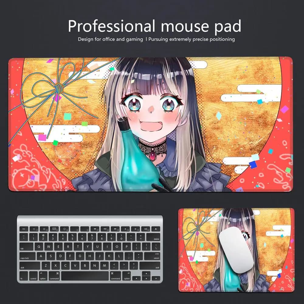 Anime Mouse Pad Laptop Popular Virutal Idol Juufuutei Raden Keyboard Pad PC Kawaii Girl Gaming Extended Desk Mat Gamer HYBXAXC