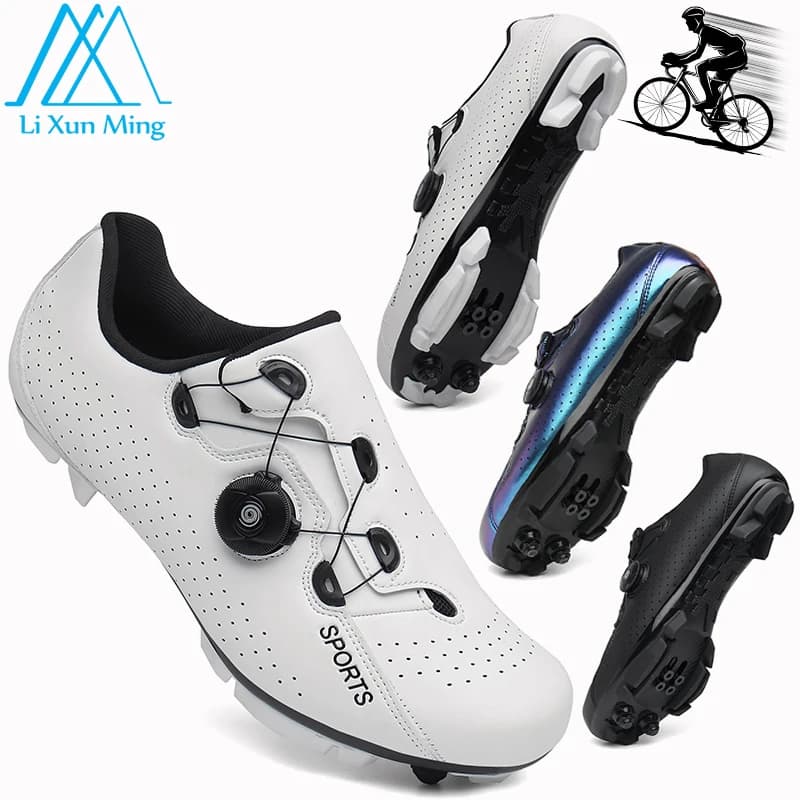 MTB scarpe da ciclismo da uomo con tacchetti Route Speed Road Bike Sneaker Racing Women Bicycle Mountain Spd calzature da ciclismo Zapatillas Mtb