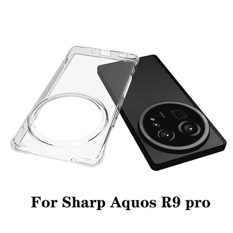 Custodia Airbag per Sharp R9 Pro 5G SH-54E Cuscino d'aria Custodia posteriore in silicone TPU antiurto per Sharp Aquos R9 Pro R9Pro SH-54E