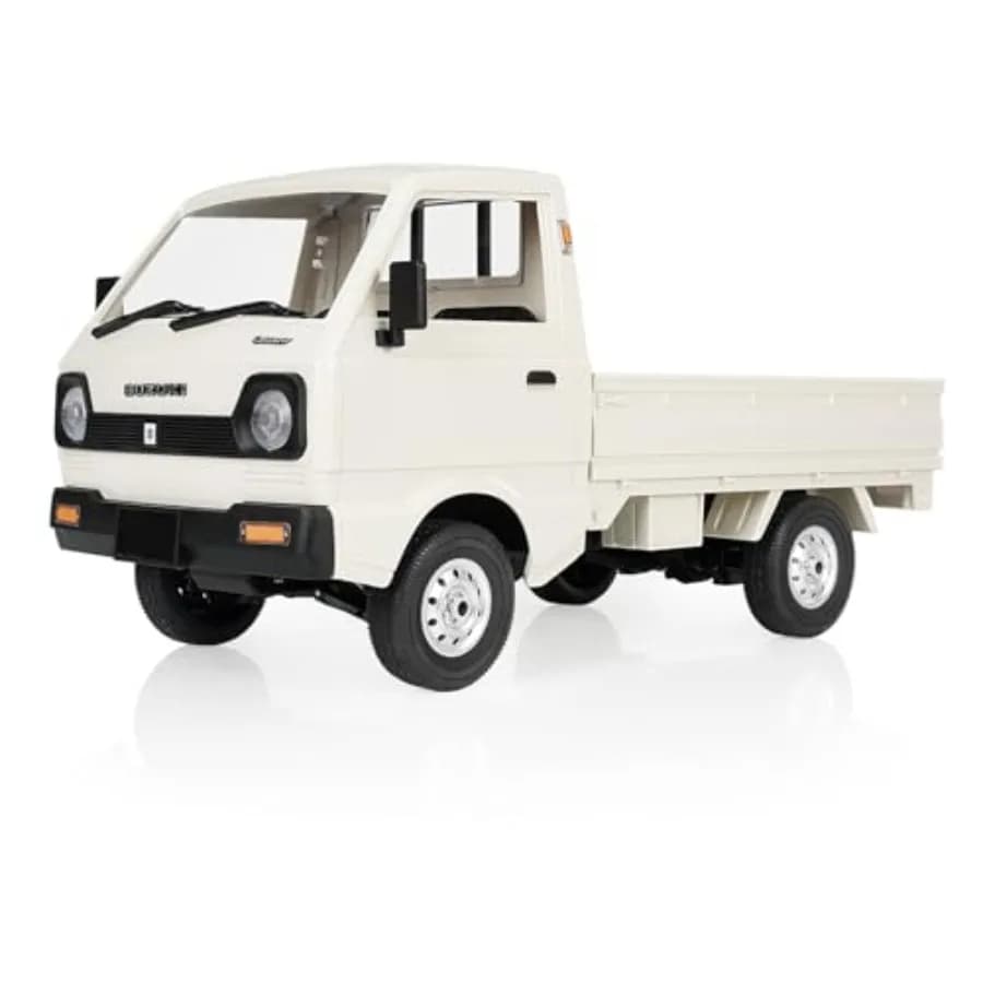 Auto RC Drift 1/10 4WD, Camion Fuoristrada 2.4 GHz con Telecomando, 4x4 Kei Truck con Motore 280, Acceleratore e Sterzo Proporzionali, Hobby G
