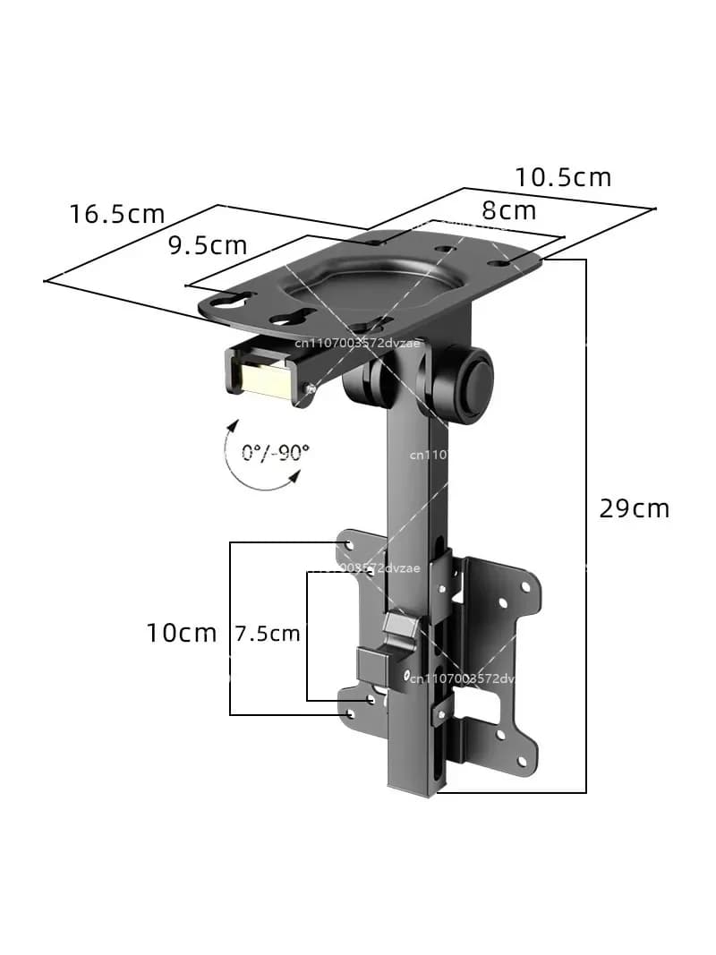 17-37 Inch TV Ceiling Mount Lift Stand for RV Caravan Motorhome - Folding Bracket Car Monitor Holder Kitchen Dining Wall Mount