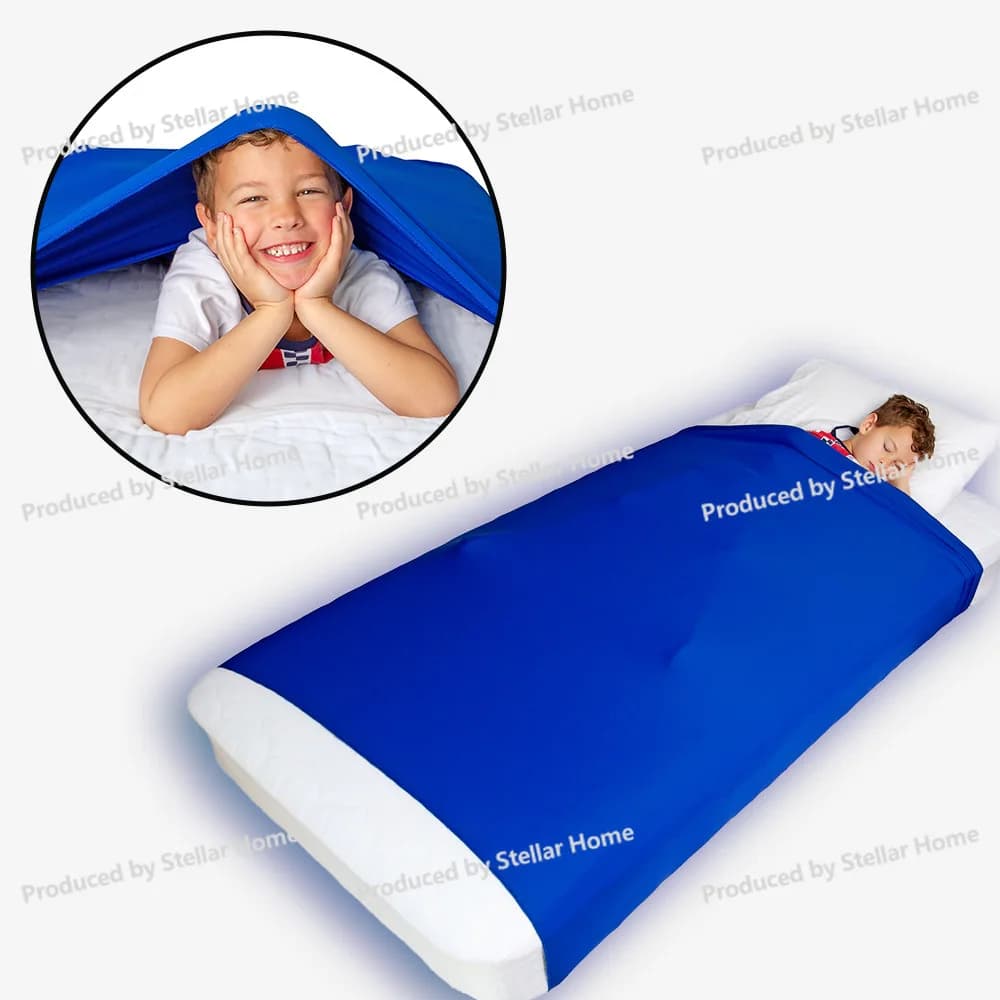 CompressionBlanket Sensory Elastic Bed Circumference for Children Sensory Bed Help Sleep Bed Circumference