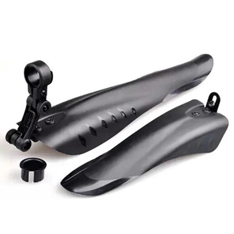 Parafango per bicicletta nero Parafanghi per ruote anteriori posteriori per bici Parafango per mountain bike Protezione per fango da strada Accessori per bici Parti di biciclette