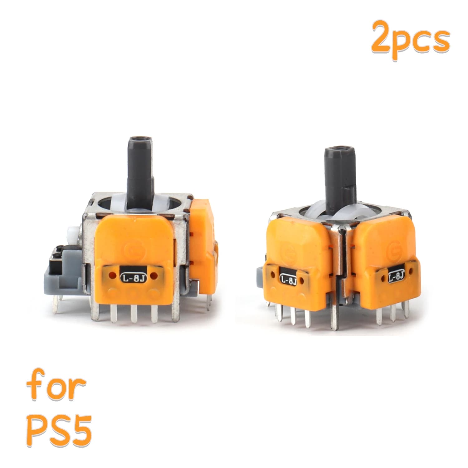 Joystick analogico 3D con effetto Hall di ricambio da 2 pezzi per PS5 PS4 Xbox One SX Controller Thumb Stick Parti di riparazione Accessorio