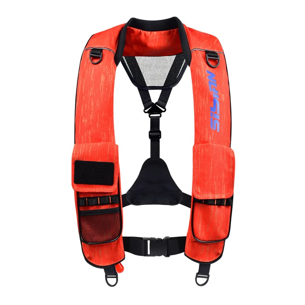 Giubbotto di salvataggio gonfiabile automatico Giubbotto di salvataggio per pesca professionale per nuoto Sport acquatici Giubbotto di salvataggio per adulti per bambini per la pesca