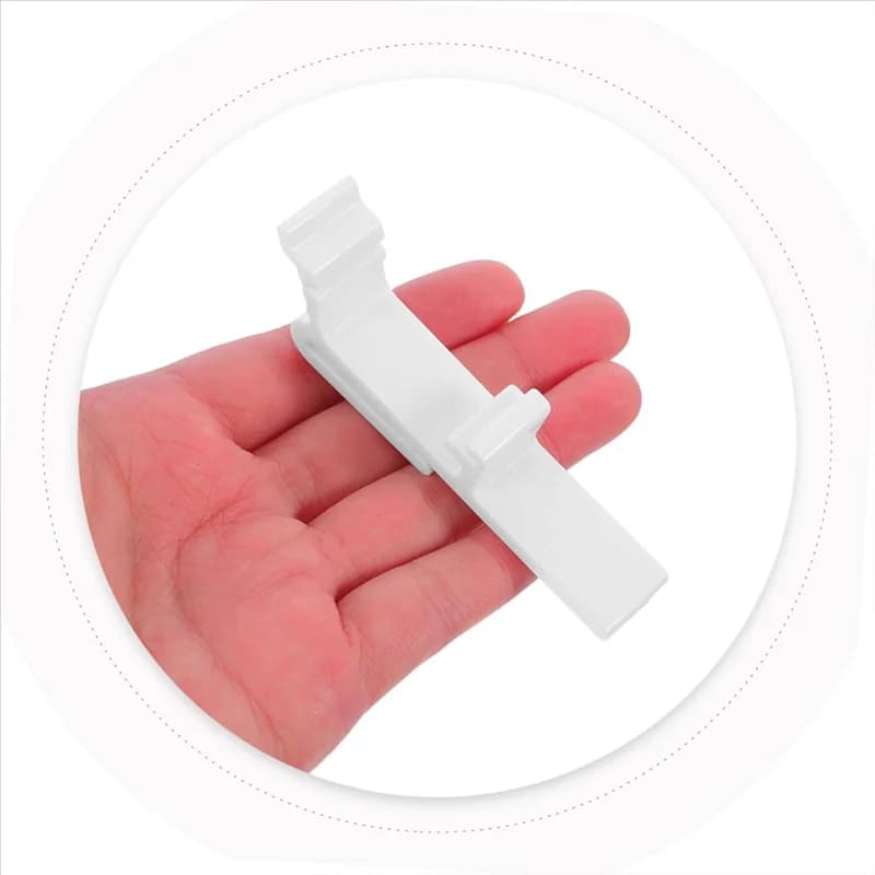 【B07R】Tende verticali Clip per mantovana di ricambio 8 pezzi Materiale pom per tende oscuranti Facile installazione Uso domestico e ufficio