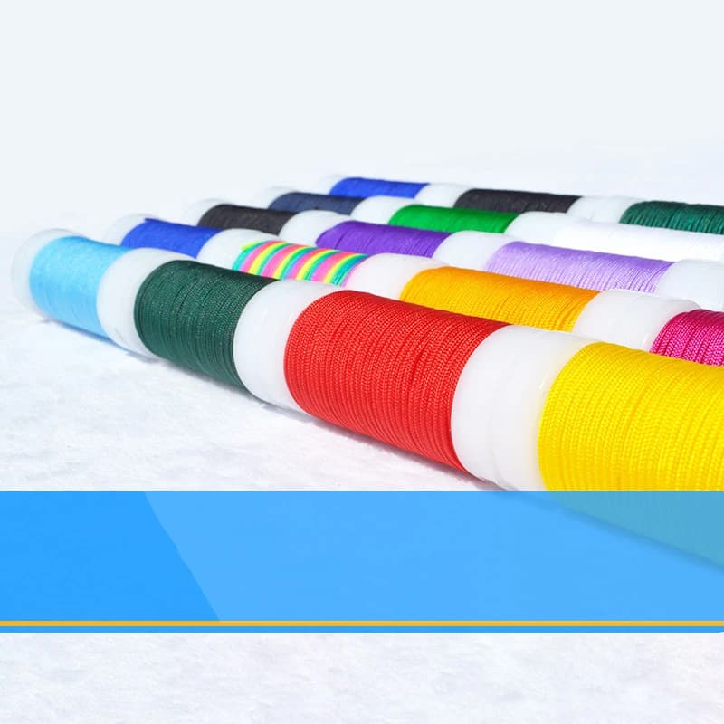Nylon Cord Roll for Jewelry Making, Beading String, Chinese Knot, Bracelet String, Kumi Himo, Macrame Thread Cords, 1.0mm, 14m