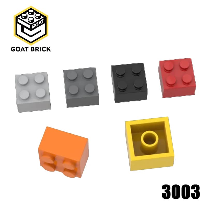 10Pcs MOC Parts 3003 Brick 2 x 2 Compatible Bricks DIY Assmble Building Blocks Particle Kid Puzzle Brain Toy Gift
