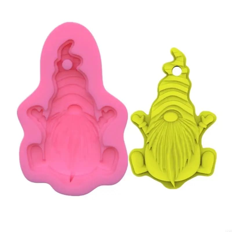 Santa Little Dwarf Mold Silicone Epoxy Resin Molds DIY Necklace Jewellery Making Keychain Decoration
