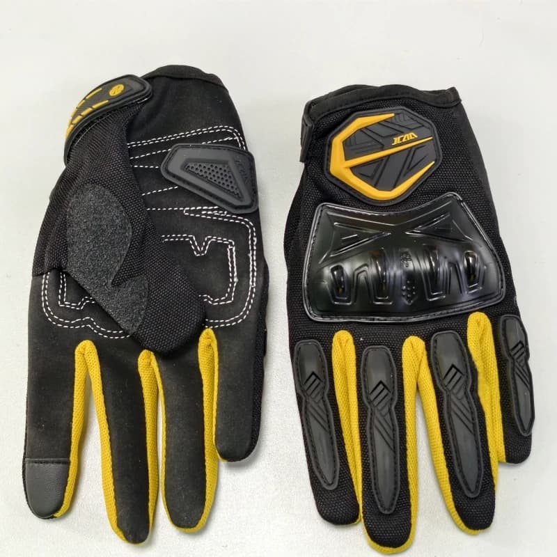 JCAA Comfortable Summer Mesh Breathable Motorcycle Gloves Men Women Thin Anti-drop Touch Screen Motorbike Riding Gloves