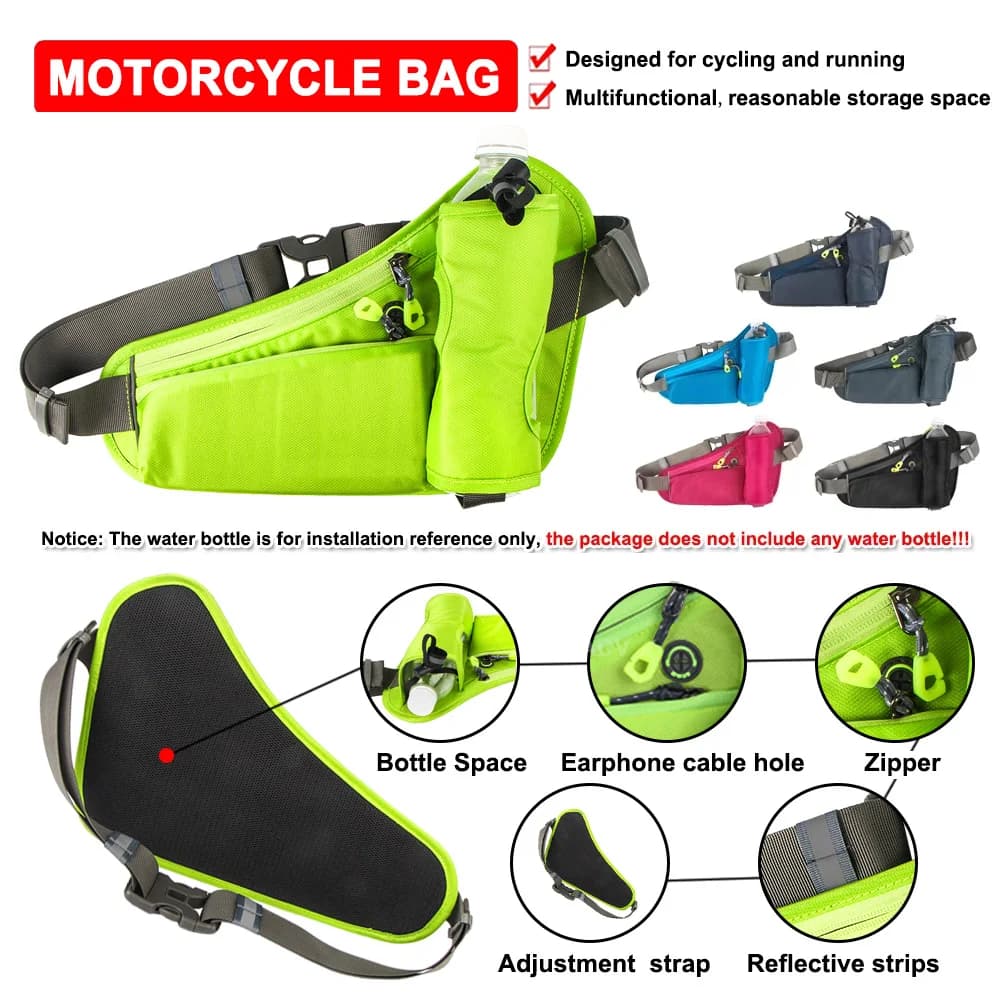 Bike Marsupi Outdoor Camping Marsupi Hiking Cycling Sports Gymnastics Jogging Belt bag for hydration Mobile phone bag