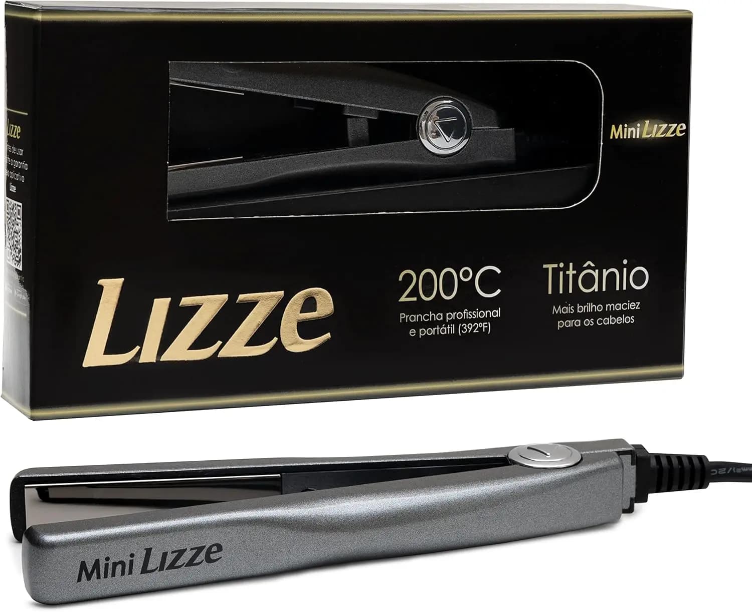 Mini Piastra per Capelli per Ritocchi in Movimento, Riscaldamento Rapido e Design Compatto