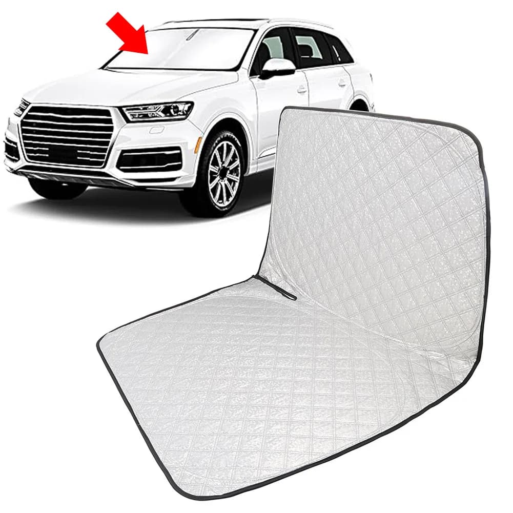 Car Foldable Windshield Sun Shade Visor Protector Custom For Audi Q7 2016-2025