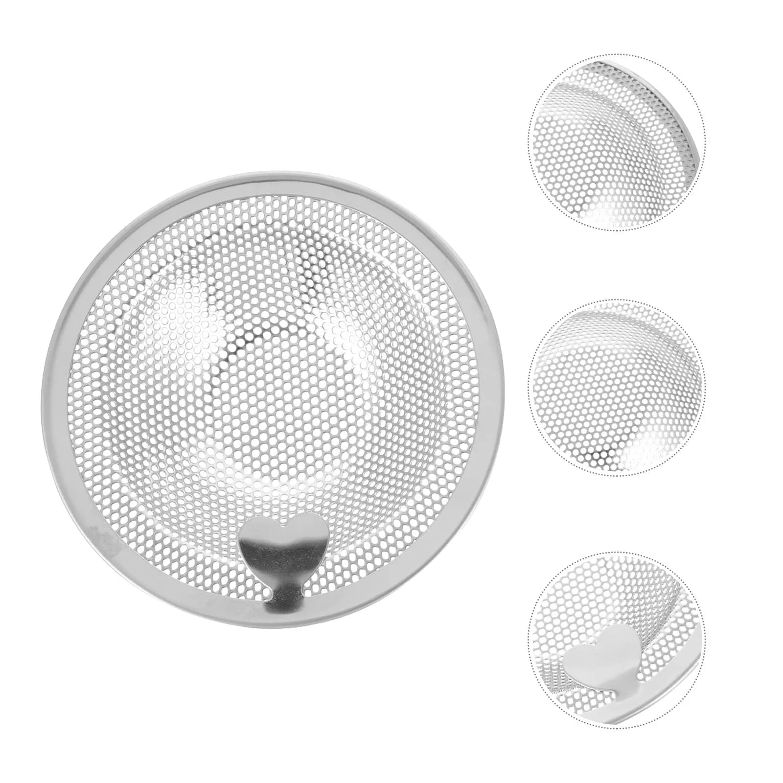 2 Pezzi Filtro Premium in Acciaio Inossidabile per Lavello, Cestello Filtrante Resistente per Lavello Cucina, Scarico Bagno, Doccia, Vasca, Prevenzione Rifiuti
