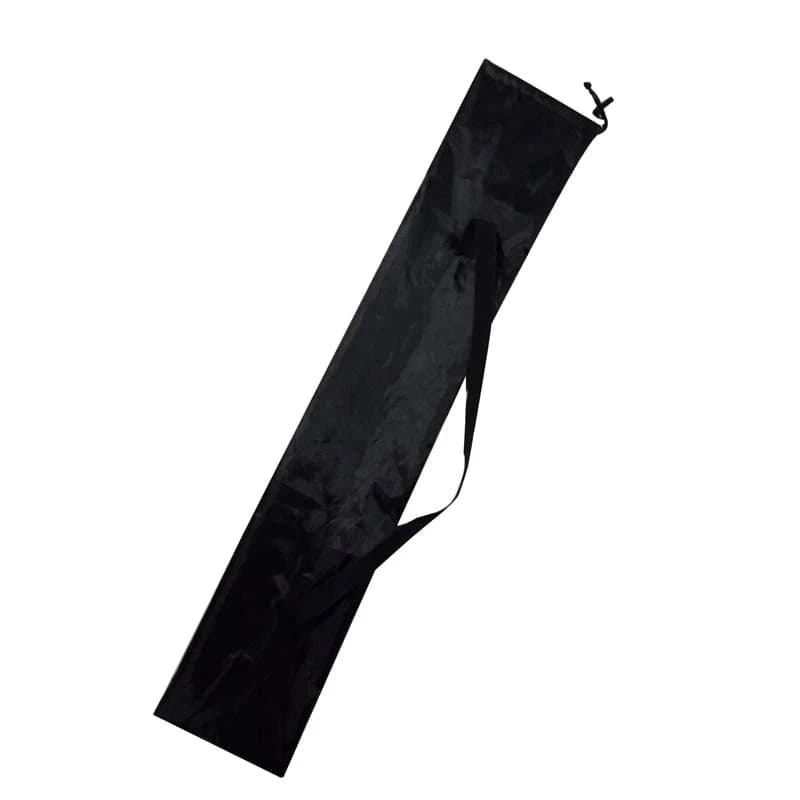 Black Waterproof Storage Bag Hiking Travel Walking Sticks Door Trekking Sticks Oxford Portable Camping Bag with Drawstring