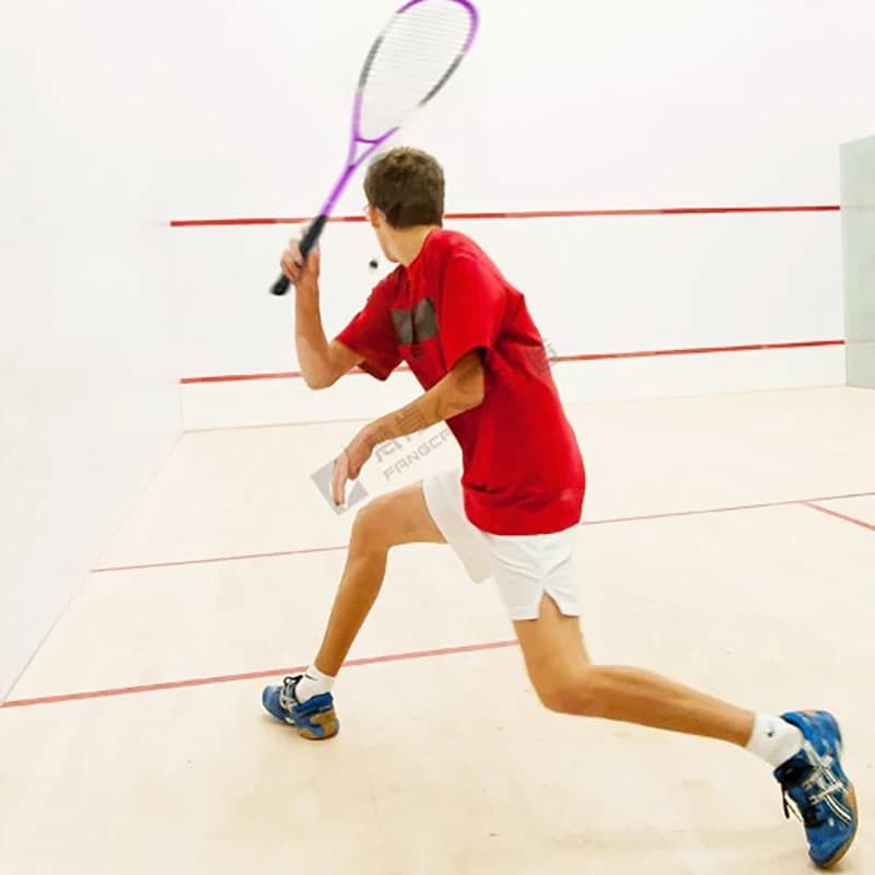 Pallina da squash professionale in gomma per racchetta da squash, con punto rosso e punto blu, ad alta velocità, per principianti o accessori per l'allenamento.