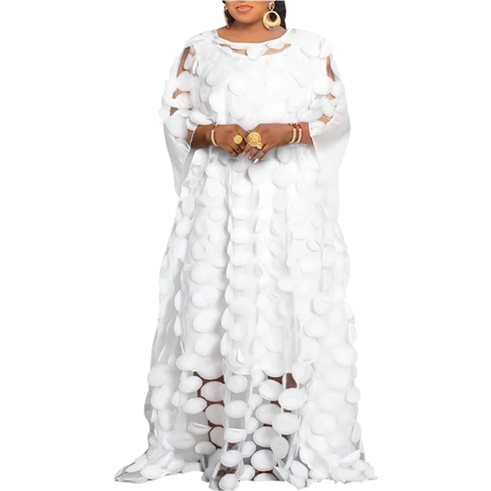 Abaya for Women Dubai African Muslim Fashion Dress Marocain Evening Dresses in Chiffon Boubou Robe Djellaba Femme