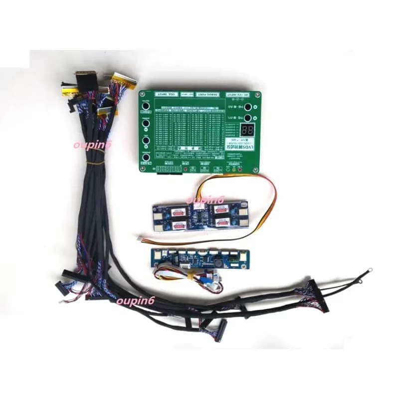 Computer portatile TV LCD LED TEST TOOL KIT SET kit tester pannello per riparazione Monitor schermo display con cavo LVDS da 14 pezzi