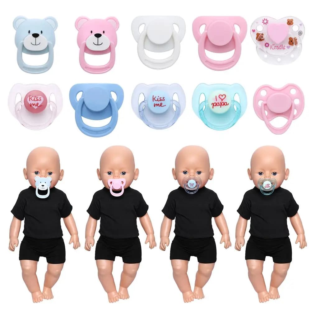 Ciuccio fittizio Magnete per bambola Magnete Ciuccio Marca Baby Doll Forniture Per bebe nuova bambola Nuovo ciuccio Accessori