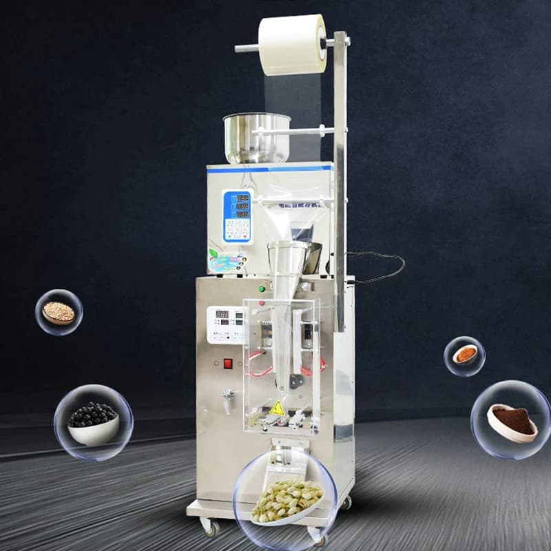 Automatic Three-Side Sealing Packaging Machine Plastic Filling Powder Granule Food And Tea Packaging Machine