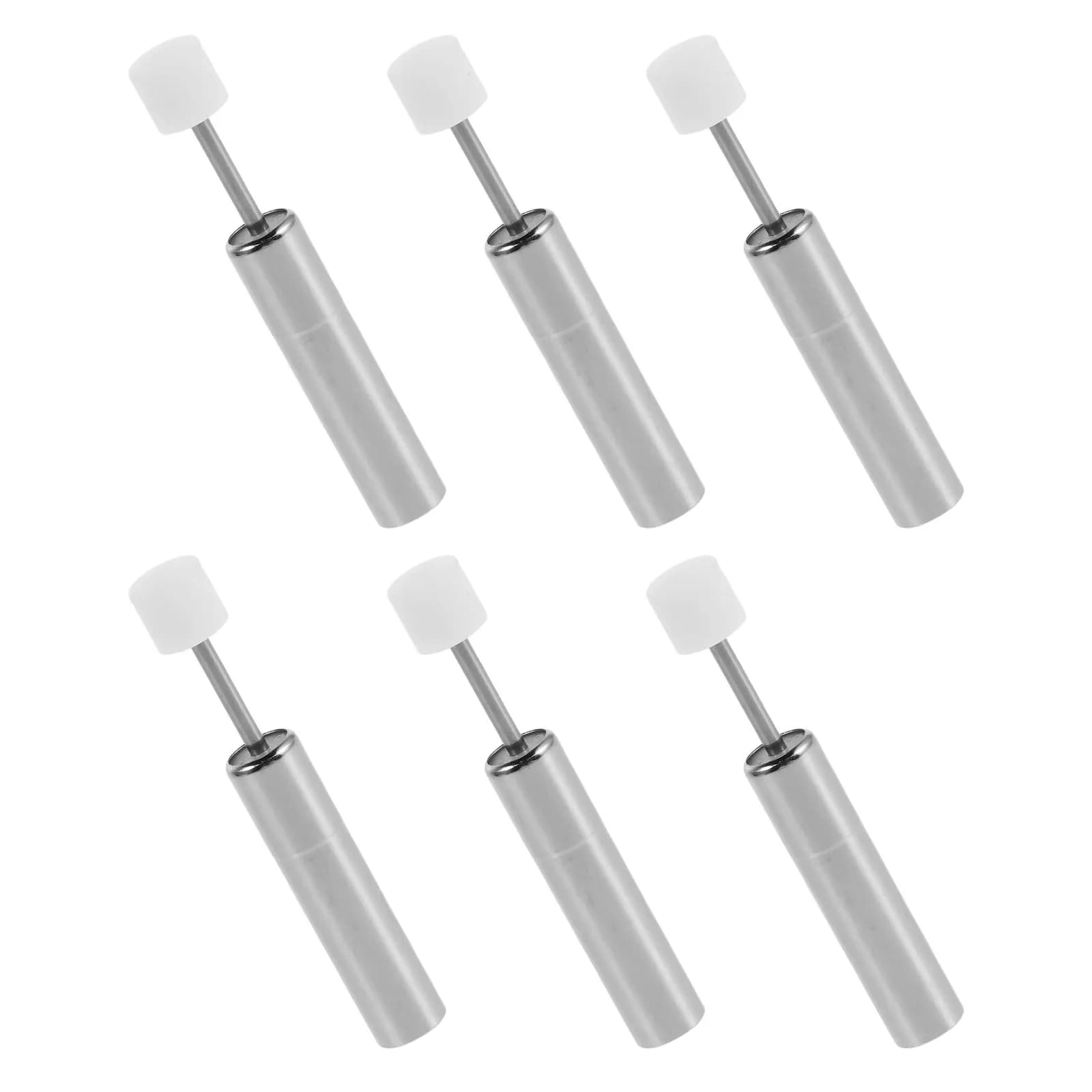 6Pcs Compact Micro Trash Can Damper Hydraulic Slow Close Lid Buffer Noise Reduction for Classified Garbage Bin Wastebasket Soft