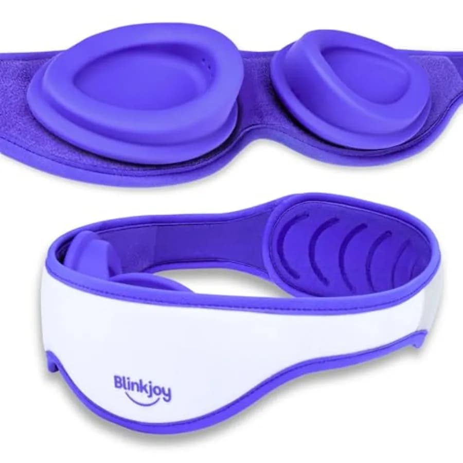Hydrating Mask to Sleep to Relieve Eye Dryness, Dark Ocular Mask Protecting from Powder and Air Currents, Preserve Eye Drops